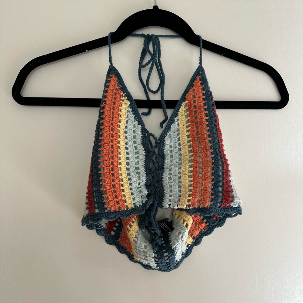 Forever 21 Crochet Crop Top